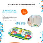 Tapete Antiderrapante para Banho Safe Bath - Multikids Baby