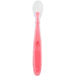 Colher de Silicone Funny Meal Rosa (6m+) - Multikids Baby