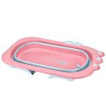 Banheira Retrátil Crocodilo Rosa (0m+) - Multikids Baby