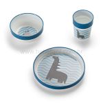 Kit Alimentação Nhac Nhac! Dinos Azul (6m+) - Multikids Baby