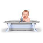 Banheira Retrátil Crocodilo Cinza (0m+) - Multikids Baby