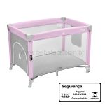 Berço Desmontável Serene Rosa (0-15kg) - Multikids Baby