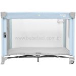 Berço Desmontável Serene Azul (0-15kg) - Multikids Baby