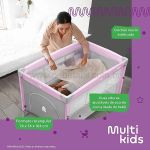 Berço Desmontável Serene Azul (0-15kg) - Multikids Baby