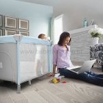 Berço Desmontável Serene Azul (0-15kg) - Multikids Baby