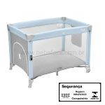 Berço Desmontável Serene Azul (0-15kg) - Multikids Baby