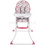 Cadeira Alta de Alimentação Slim Pêssego Rosa (6m+) - Multikids Baby