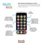 Meu Primeiro Smartphone com Som (24m+) - Multikids Baby