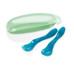 Conjunto de talheres com estojo higiênico Boy (9m+) - Multikids Baby