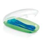 Conjunto de talheres com estojo higiênico Boy (9m+) - Multikids Baby