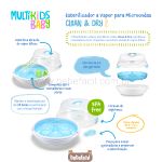 Esterilizador a Vapor para Microondas Clean & Dry - Multikids Baby