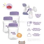 Kit 3 Potes para Armazenar Leite Materno For Mom 3un - Multikids Baby