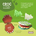 Livro Educativo para Banho Croc, o crocodilo brincalhão (4m+) - Multikids Baby