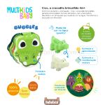 Livro Educativo para Banho Croc, o crocodilo brincalhão (4m+) - Multikids Baby