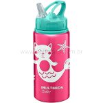 Garrafinha de Alumínio Refresh 500ml Rosa (12m+) - Multikids Baby
