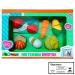 Mini Feirinha Divertida 6 Legumes com velcro Creative Fun (3a+) - Multikids Baby