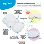 Absorventes Lavável para Seios For Mom 6 pç - Multikids Baby