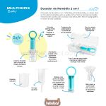Dosador de Remédio para bebê 2 em 1 Safe Baby - Multikids Baby