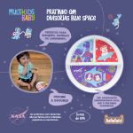 Pratinho com Divisórias Nasa Collection Roxo (6m+) - Multikids Baby