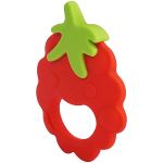 Mordedor de Silicone Funny Fruit Morango (4m+) - Multikids Baby