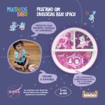 Pratinho com Divisórias Nasa Collection Rosa (6m+) - Multikids Baby