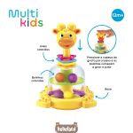 Gira Girafa Rotativa (12m+) - Multikids Baby