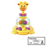 Gira Girafa Rotativa (12m+) - Multikids Baby