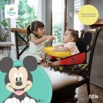 Cadeirinha de Alimentação Portátil PopCorn Mickey (6m+) - Multikids Baby