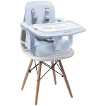Cadeira de Alimentação Assento Elevatório Portátil Lollipop Azul (6m+) - Multikids Baby