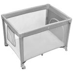 Berço Desmontável Serene Cinza (0-15kg) - Multikids Baby