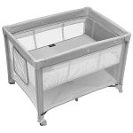 Berço Desmontável Serene Cinza (0-15kg) - Multikids Baby