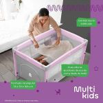 Berço Desmontável Serene Cinza (0-15kg) - Multikids Baby