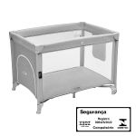 Berço Desmontável Serene Cinza (0-15kg) - Multikids Baby