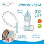 Aspirador Nasal com Estojo (0m+) - Multikids Baby