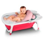 Almofada para Banho com Fivela Ajustável Sosseguinho Rosa (0m+) - Multikids Baby