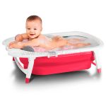 Almofada para Banho com Fivela Ajustável Sosseguinho Rosa (0m+) - Multikids Baby