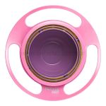 Tigela Giratória 360° Spaceship Nasa Collection Rosa (6m+) - Multikids Baby