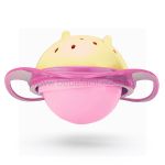 Tigela Giratória 360° Spaceship Nasa Collection Rosa (6m+) - Multikids Baby