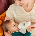 Kit Mamadeira Anticólica 125ml + Bico n° 2 Rosa (0m+) - Philips Avent
