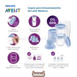 Copos para Armazenamento de Leite Materno 180ml (0m+) - Philips Avent