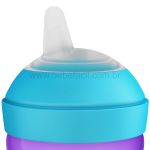 Copo de Transição com Bico My Grippy Roxo/Azul 300ml (9m+) - Philips Avent