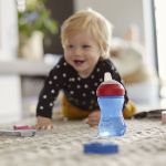 Copo de Transição com Bico My Grippy Azul/Vermelho 300ml (9m+) - Philips Avent
