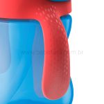 Copo com Canudo Curvado Dinossauro Azul 200ml (9m+) - Philips Avent