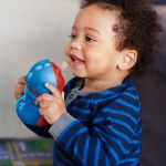 Copo com Canudo Curvado Dinossauro Azul 200ml (9m+) - Philips Avent