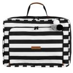 Mala Maternidade Vintage Brooklyn Black and White - Masterbag