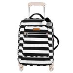 Mala com rodinhas + Frasqueira Térmica Emy Brooklyn Black and White - Masterbag