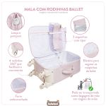 Mala Maternidade com rodinhas Ballet Rosa - Masterbag