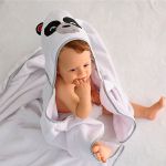 Toalha Banhão c/ capuz atoalhado para bebê Pandinha - Fisher Price