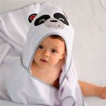 Toalha Banhão c/ capuz atoalhado para bebê Pandinha - Fisher Price