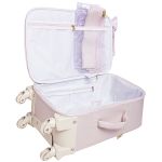 Mala com rodinhas + Bolsa Térmica Anne Ballet Rosa - Masterbag